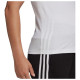 Adidas Γυναικεία κοντομάνικη μπλούζα Essentials Slim 3-Stripes Tee
